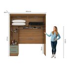 Quarto De Casal Completo 5 Peças 6 Portas 4 Gavetas Com Malei