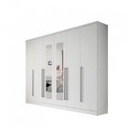 Quarto De Casal Completo Com Cama E Guarda-roupa Com Espelho