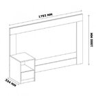 Quarto De Casal Completo Com Guarda-roupa, Cabeceira, 1 Mesa