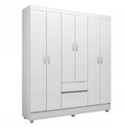 Quarto De Casal Completo Com Guarda-roupa, Cabeceira, 1 Mesa