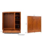 Quarto De Casal Completo Com Guarda Roupa, Cômoda, Cama E 2 M