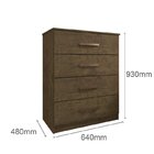 Quarto De Casal Completo Com Guarda Roupa, Cômoda E Cabeceira