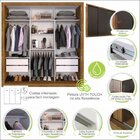 Quarto De Casal Completo Com Guarda Roupa E Cabeceira Com 2 M