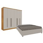 Quarto De Casal Guarda-roupa 6 Portas Portugal E Cama Box Cas