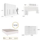 Quarto De Casal Roupeiro 6 Portas Portugal, Cama Casal, Cabec