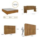 Quarto De Casal Roupeiro 6 Portas Portugal, Cama Casal, Cabec