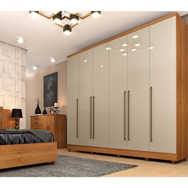 Quarto De Casal Roupeiro 6 Portas Portugal Com Pés, Cama Casa