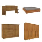 Quarto De Casal Roupeiro 6 Portas Portugal Com Pés, Cama Casa