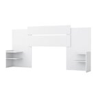 Quarto De Solteiro 2 Peças Guarda Roupa Com Espelho E Cabecei