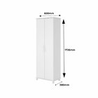 Quarto De Solteiro Completo 3 Peças Dormitório Branco