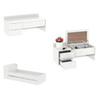 Quarto De Solteiro Completo Com Bicama E Penteadeira 381536 F