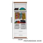 Quarto De Solteiro Completo Com Cama Branco Amadeirado Catari