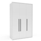 Quarto Guarda-roupa 3 Portas Cômoda 4 Gavetas 1 Porta Mesa De