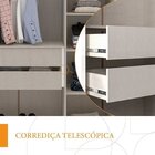 Quarto Guarda-roupa 3 Portas Cômoda 4 Gavetas 1 Porta Mesa De