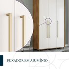 Quarto Guarda Roupas 3 Portas Cômoda 5 Gavetas Freijó/off Whi