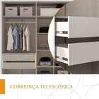 Quarto Guarda Roupas 6 Portas Cômoda 4 Gavetas 1 Porta 2 Mesa