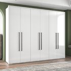 Quarto Guarda Roupas 6 Portas Cômoda 4 Gavetas 1 Porta 2 Mesa