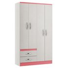 Quarto Infantil 02 Pçs Branco Azul Ou Branco Rosa A08q Menu