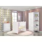 Quarto Infantil 03 Peças Doce Sonho 1x777x825 Com Rodizios Qm