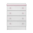 Quarto Infantil 03 Peças Doce Sonho 758x777x825 Com Colchao Q