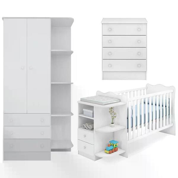 Quarto Infantil 03 Peças Doce Sonho 758x777x825 Qmovi