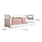 Quarto Infantil 1 Bicama Com Mesa De Cabeceira 3 Gavetas Cris