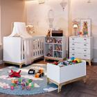Quarto Infantil 4 Peças Favo De Mel Fm037 Completa Moveis