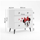Quarto Infantil 5 Peças Minnie Disney Fun Cabecasa Madeiraori