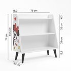 Quarto Infantil 5 Peças Minnie Disney Fun Cabecasa Madeiraori