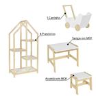 Quarto Infantil Beliche Montessoriano Rn Estante E Escrivanin