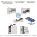 Quarto Infantil Berço Com Colchão Incluso E Cômoda Pimpolho M