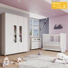 Quarto Infantil Bolinha De Sabão Espresso Móveis Branco/crist