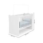 Quarto Infantil C/ Guarda Roupa, Berço E Cômoda Branco