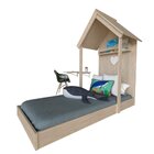 Quarto Infantil Cama E Mesa Dobrável Kitcubos Espresso Móveis