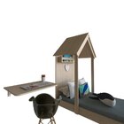 Quarto Infantil Cama E Mesa Dobrável Kitcubos Espresso Móveis