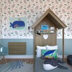 Quarto Infantil Cama E Mesa Dobrável Kitcubos Espresso Móveis