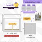 Quarto Infantil Cama Montessoriana/colchão/cômoda Flex Algodã