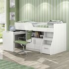 Quarto Infantil Cama Multifuncional Com Armário E Bicama Laís