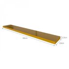 Quarto Infantil Cama Nicho Prateleira E Revisteiros  Amarelo