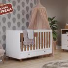 Quarto Infantil Casinha Comoda Casinha E Berço Candy Branco/s