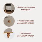 Quarto Infantil Casinha Comoda Casinha E Berço Candy Fendi/na