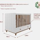 Quarto Infantil Casinha Roupeiro Casinha Com Berço Candy Bran