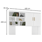 Quarto Infantil Chiara Guarda Roupa E Aéreo 2 Portas Com Cama