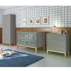Quarto Infantil Classic 2 Portas Com Pés Madeira Natural - Re