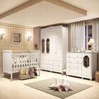 Quarto Infantil Cloe Noah Com Janela 5 Pt 8 Gv Branco