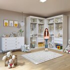 Quarto Infantil Closet Modulado Premium 2 Módulos Seraphina 2