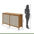 Quarto Infantil Com 2 Camas De Solteiro Loop E 1 Cômoda Maggi