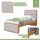 Quarto Infantil Com 2 Camas Solteiro Loop E 1 Mesa De Cabecei