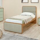 Quarto Infantil Com 2 Camas Solteiro Loop Tecido Boucle E Mes