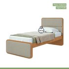 Quarto Infantil Com 2 Camas Solteiro Loop Tecido Boucle E Mes